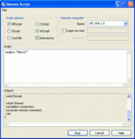 Remote Script screenshot
